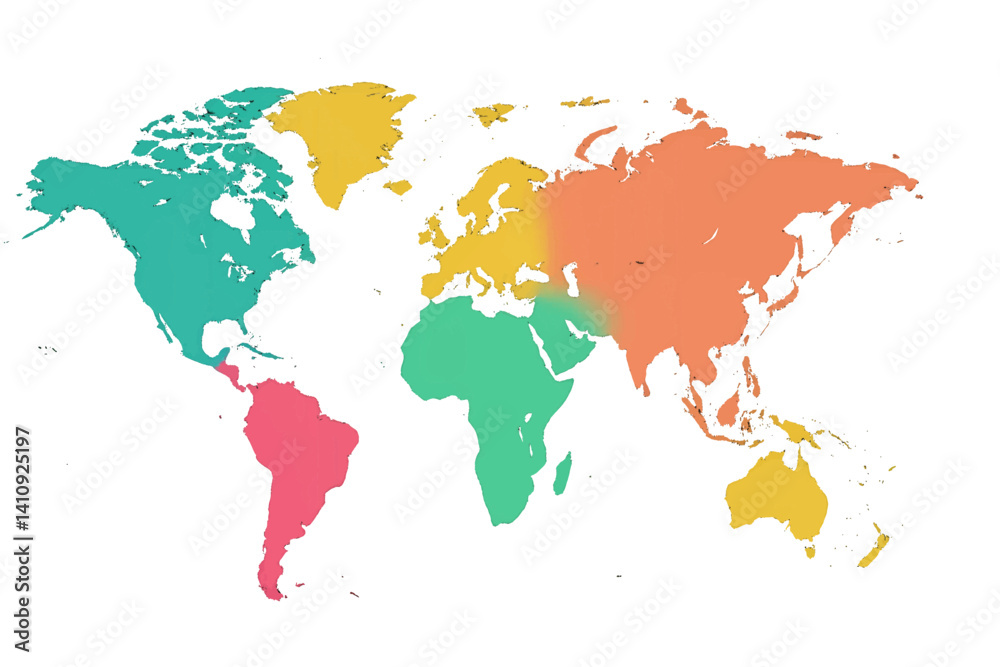 Obraz premium world map vector