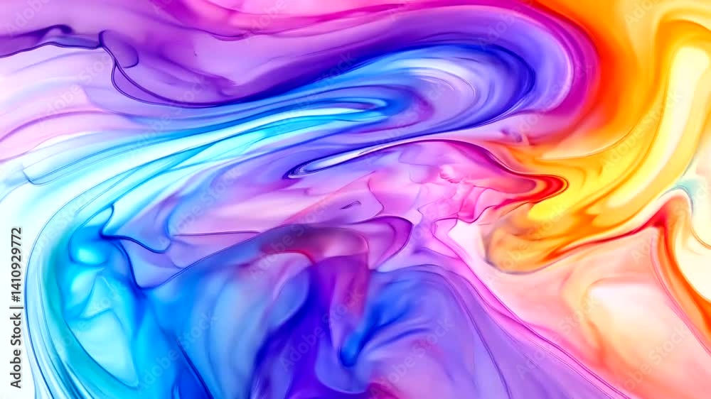 Vibrant abstract waves of color blend seamlessly, creating a dynamic visual experience Vibrant abstract waves of color blend seamlessly, creating a dynamic visual experience