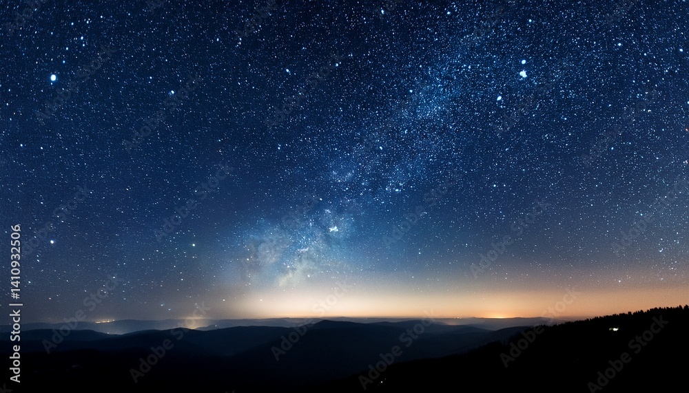 Fototapeta premium Simple starry sky background