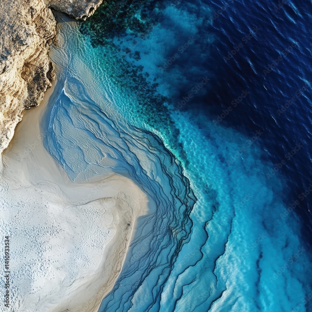Fototapeta premium blue water background
