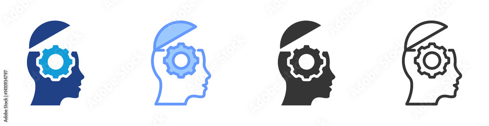 Skill Development icon set multiple style collection Skill Development icon set multiple style collection