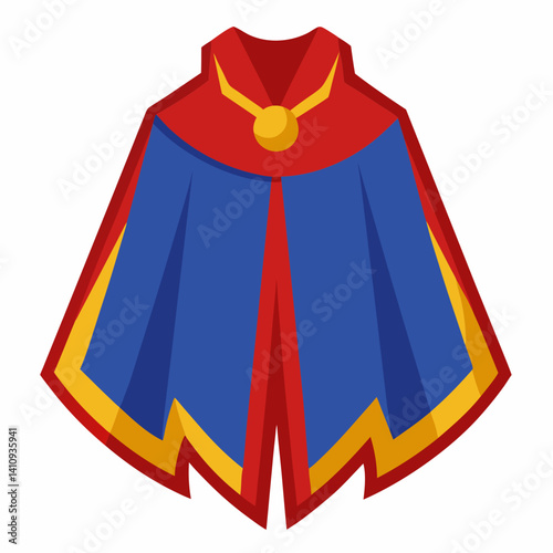 colorful illustration of a cape