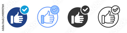 Course Completion icon set multiple style collection