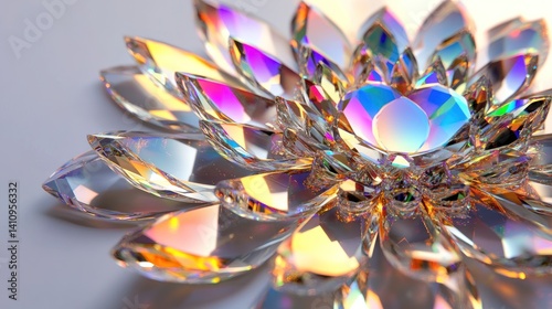 Crystal Flower Close-up