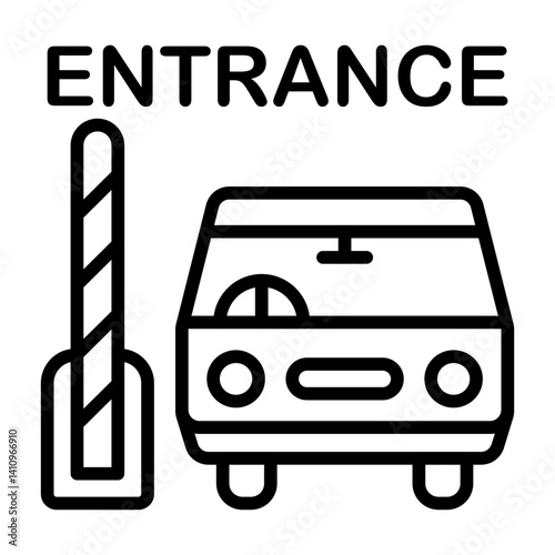Car entrance Icon
