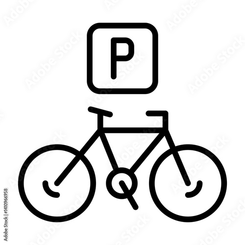 Bicycle parking Icon