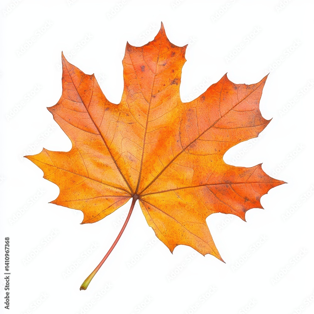 Obraz premium Autumn maple leaf