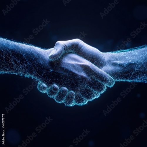 Digital handshake on dark