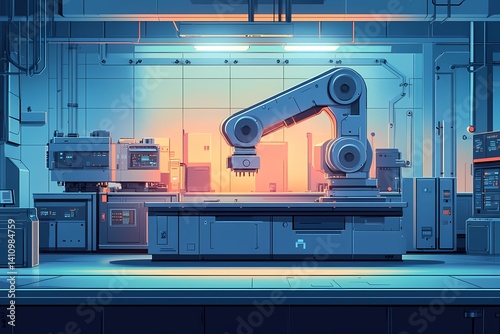 Revolutionizing Industrial Production. Modern Robotics and Automation in a Digital Workspace
