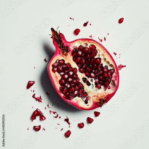 Vibrant Pomegranate: A Juicy Burst of Flavor photo
