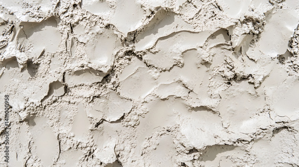 Obraz premium Abstract Beige Mud Texture Cracked Dry Earth Surface Background