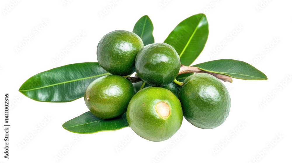 Fresh avocados surrounded by lush green leaves on a white background, showcasing their natural appeal and health benefits for recipes and snacks Fresh avocados surrounded by lush green leaves on a white background, showcasing their natural appeal and health benefits for recipes and snacks