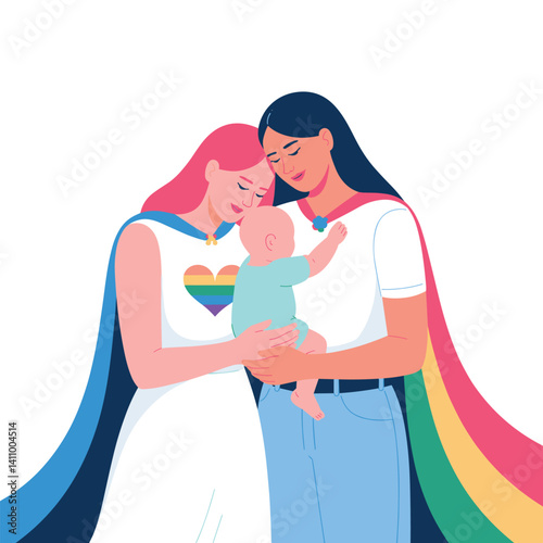 Diverse Women Embracing Unity and Strength in Feminism