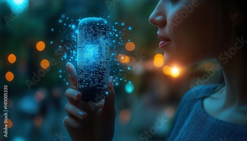 A developer coding voice user interfaces for a smart assistant, Voice Technology, Innovative and interactive