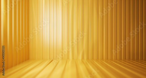 A yellow, vertically striped background with ample copy space, ultra-realistic photography, and high resolution.