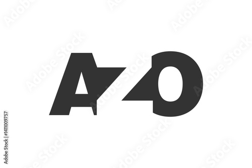 AZO logo design. Initial letter A Z O bold font style for tech startups, consulting, corporate branding. Creative company name, headlines typography identity, trendy logotype.