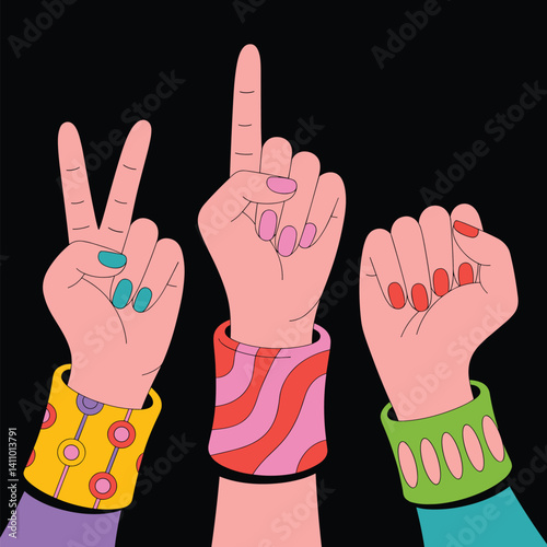 Title: Diverse Women Embracing Unity and Strength in Feminism
