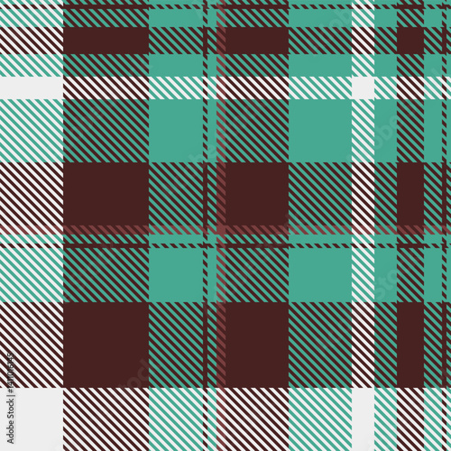 Stylish teal and maroon plaid pattern.  Perfect for textile design, apparel, website backgrounds, or any project needing a touch of sophisticated, modern texture.