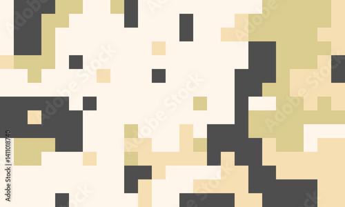 Abstract pixel art background.  Neutral beige, grey, and white squares create a dynamic, modern texture. Ideal for website banners, tech presentations, or minimalist designs.