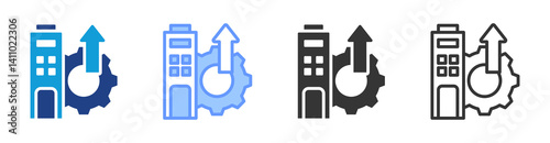 Scabsbility icon set multiple style collection