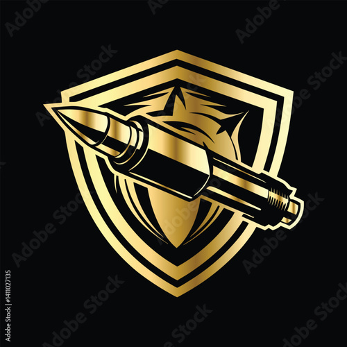 Army Logo Emblem Set – Tactical Combat Badges Featuring Artillery Units, Snipers, Infantry Patrols & Military Specialists with Machine Gun, Rocket Launcher & Service Rifle Designs.