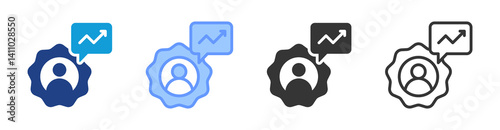 Perf icon set multiple style collection