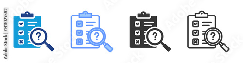 Testing icon set multiple style collection