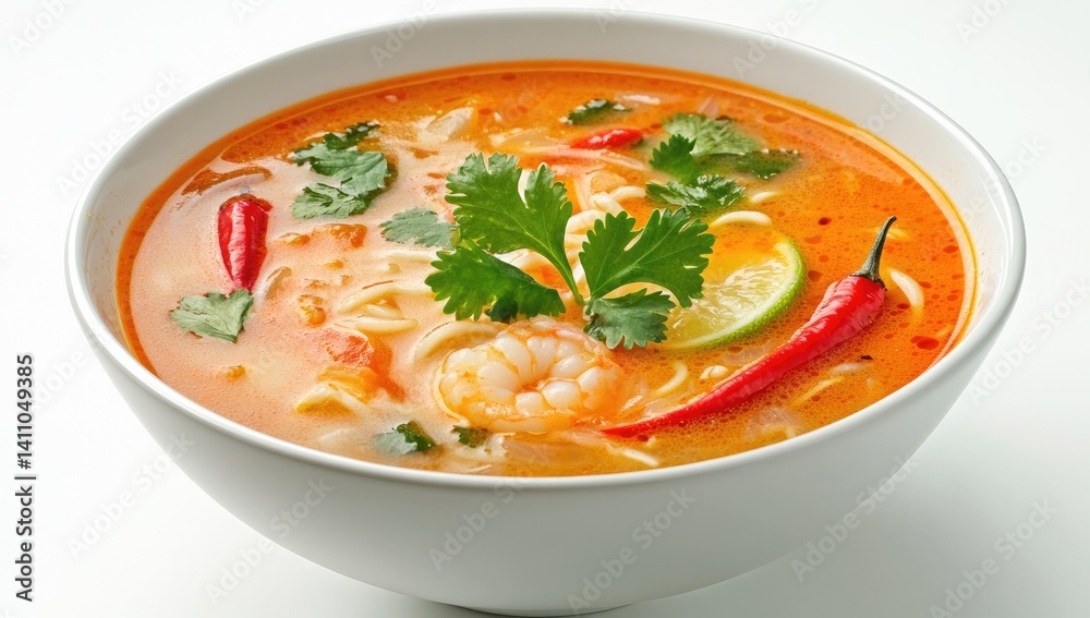 Spicy Shrimp Noodle Soup Spicy Shrimp Noodle Soup
