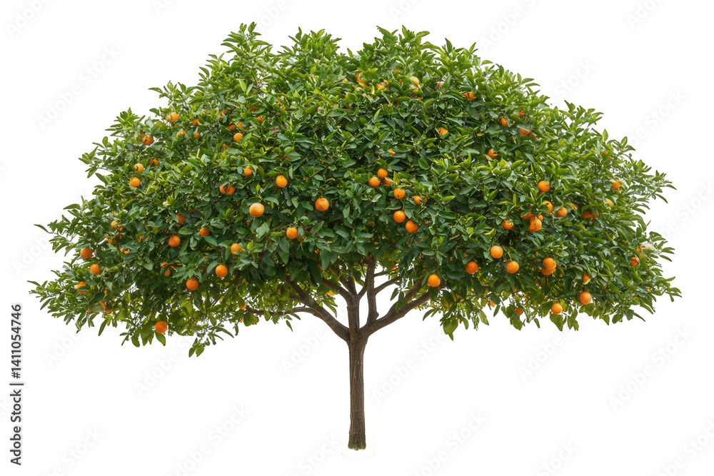 Lush orange tree filled with ripe fruit in a vibrant orchard during the sunny season captures the essence of agriculture and nature's bounty Lush orange tree filled with ripe fruit in a vibrant orchard during the sunny season captures the essence of agriculture and nature's bounty