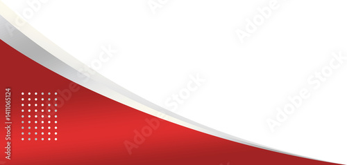 Elegant Gold and Red Corner Border Background