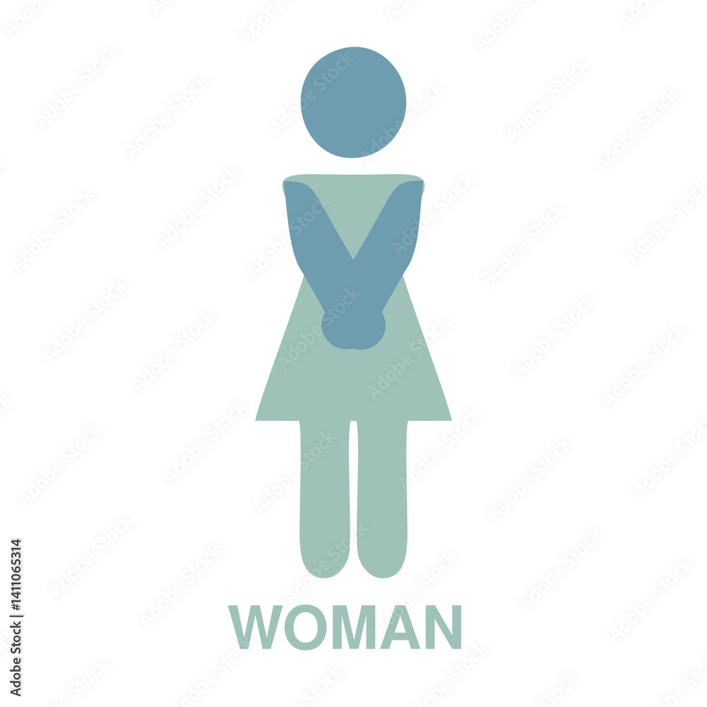 vector illustration of a woman icon vector illustration of a woman icon