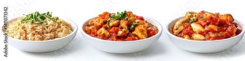 Aromatic Rice and Chicken Curry photo