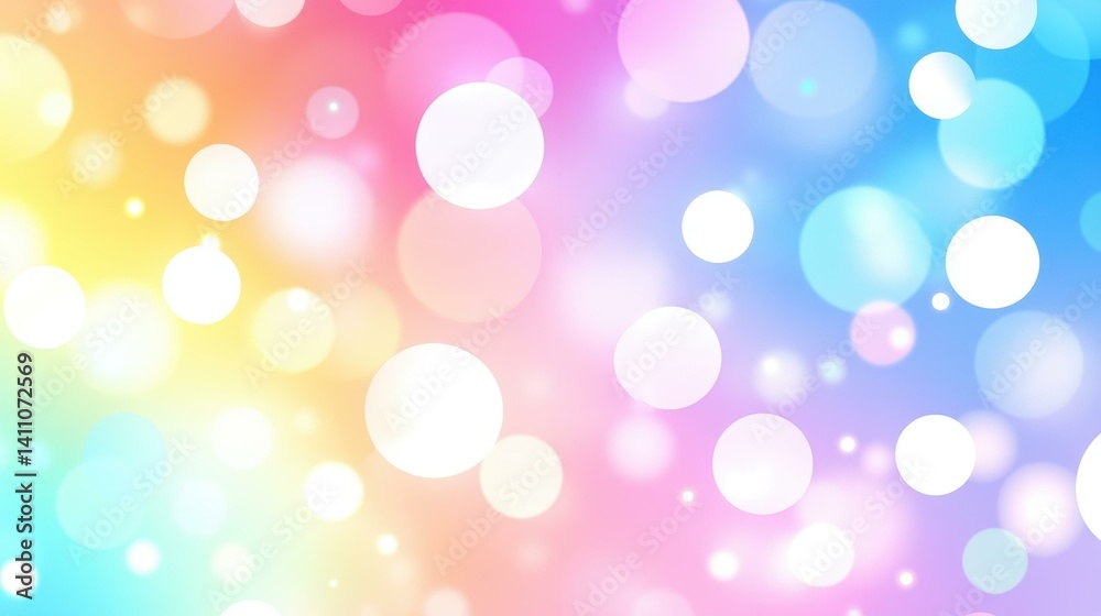 Fototapeta premium A dreamy bokeh background in soothing blue hues, perfect for cover art or decorative projects with a modern touch.