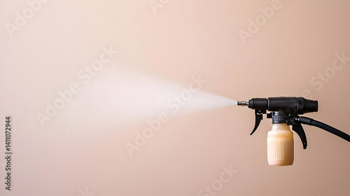 Tanning Sprayer Misting Light Beige Background
