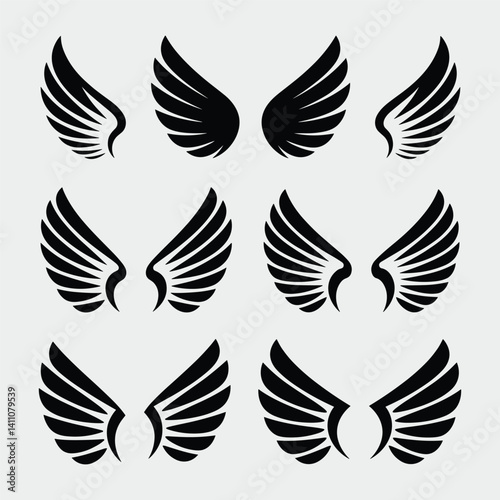 Collection of Various Wing Silhouettes