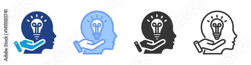 Retention icon set multiple style collection