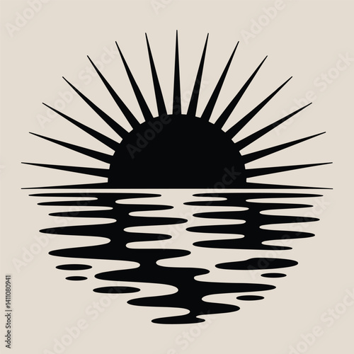 Sunset over the Ocean