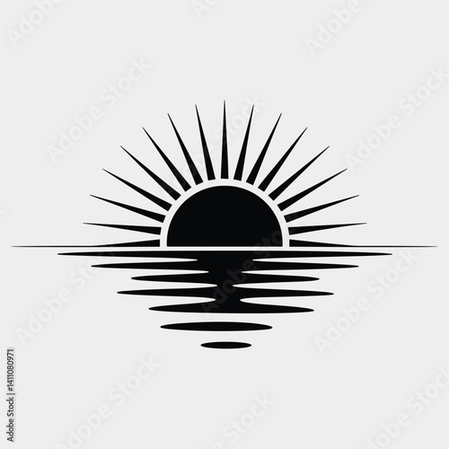 Sunset over the Ocean