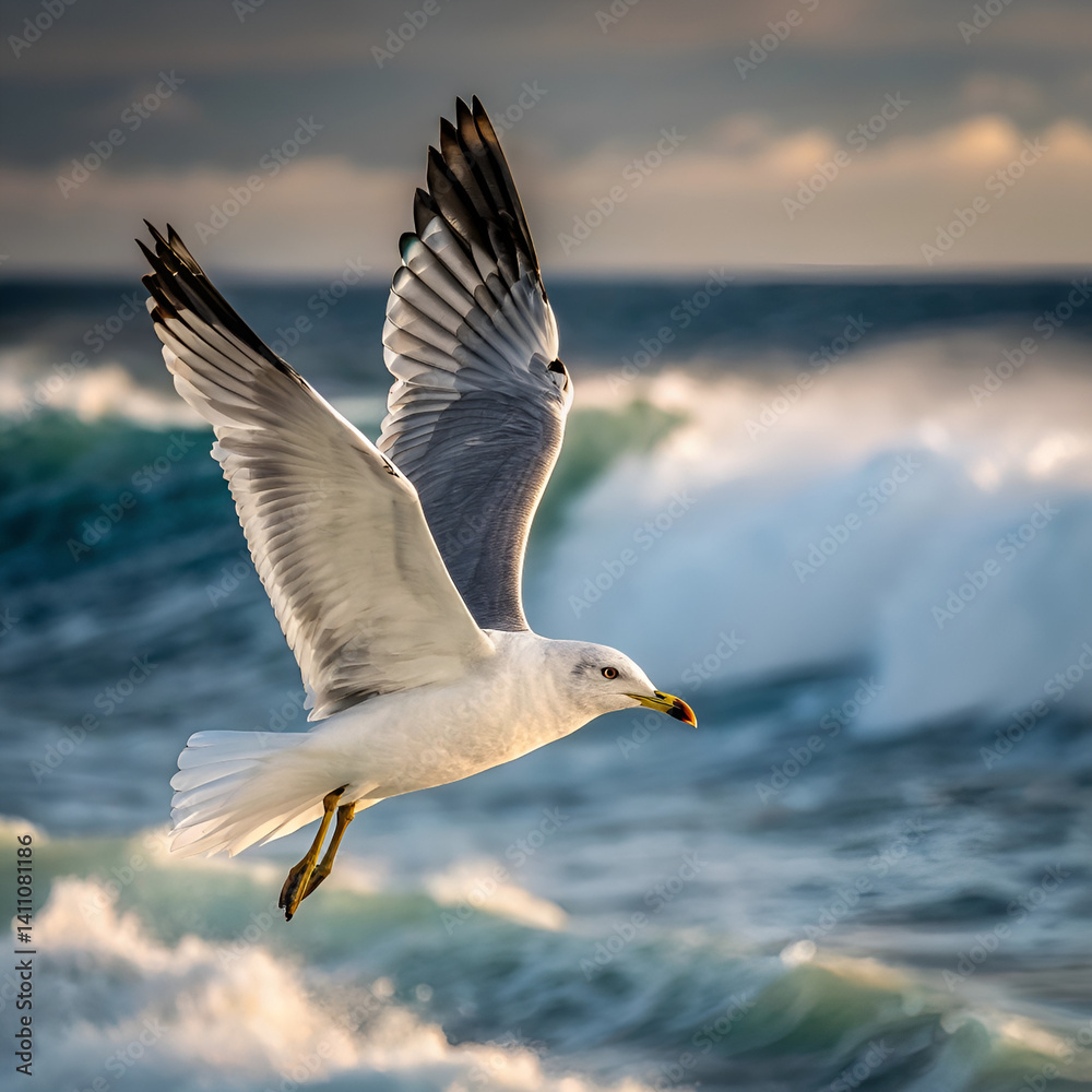 Obraz premium seagull in the sky