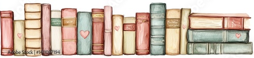 Vintage Bookshelf Display