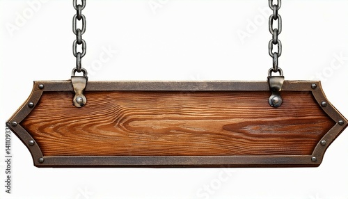 old wooden signboard