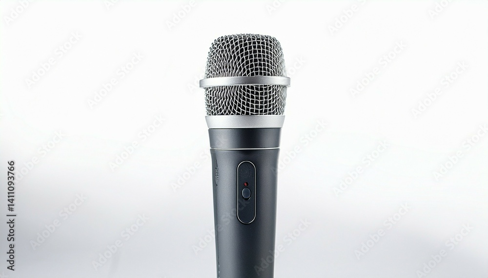 microphone isolated on white microphone isolated on white