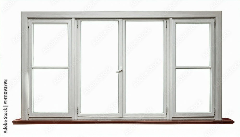 wooden window isolated on white wooden window isolated on white