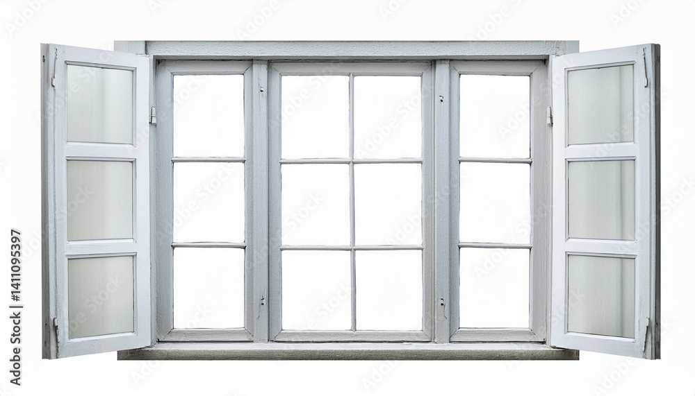 Obraz premium window on white background