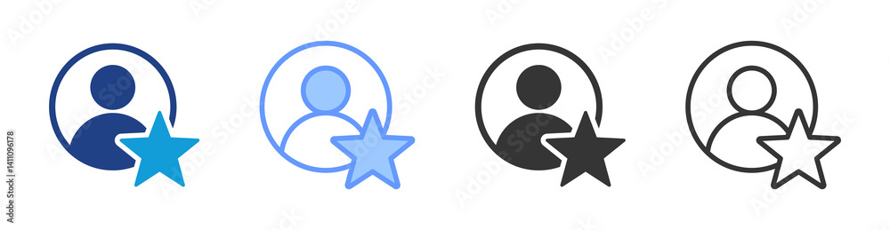 Client icon set multiple style collection Client icon set multiple style collection