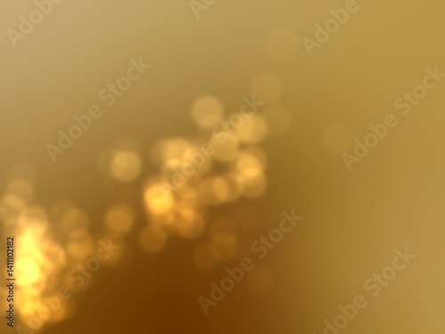 abstract golden bokeh background