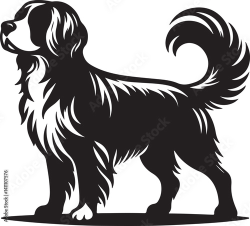 Wallpaper Mural hot dog black vector and silhouette Torontodigital.ca