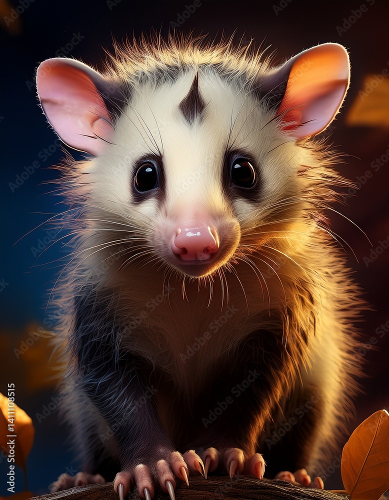 Obraz premium Niedlicher Opossum