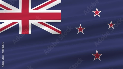 flag of Australia realistic wave 4K, seamless animated background
