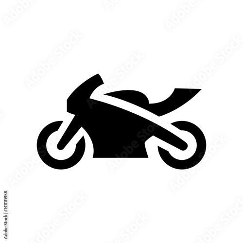 A vector motorcycle 